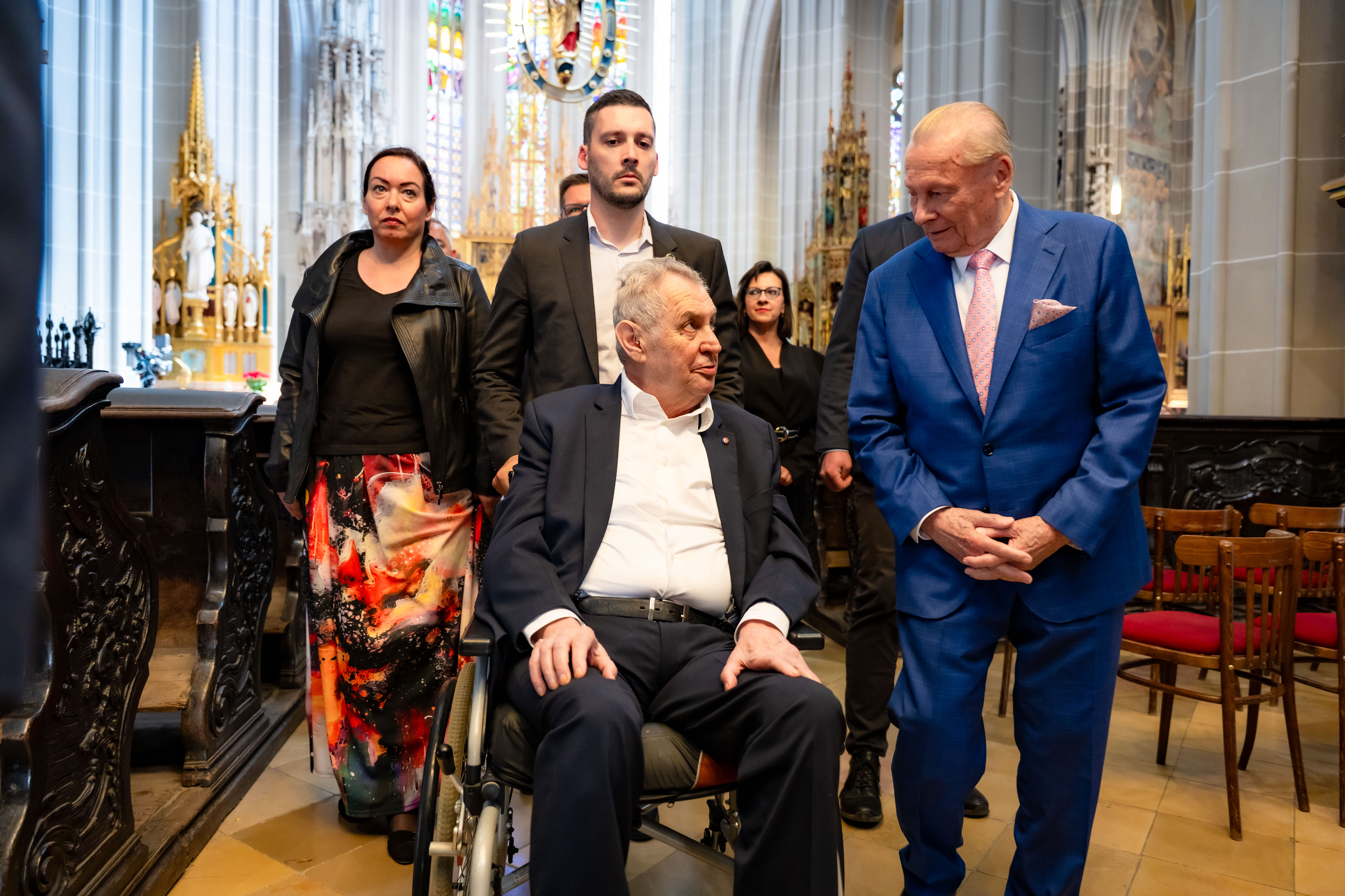 Prezident ZEMAN V Kosiciach so Schusterom -1-49